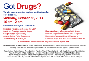 Fall 2013 Drug Take Back